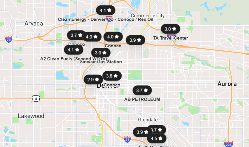 List of Petrol Pumps Linked to the Colorado Tainted Gas Incident